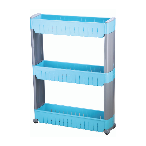 Jewel Infinity Trolley 3 Shelf - Blue